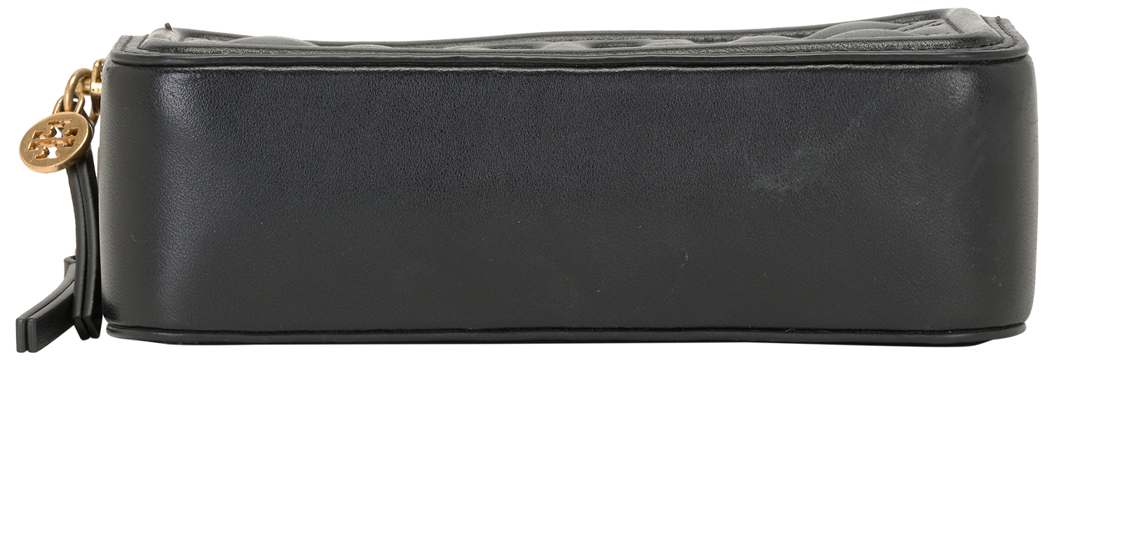 Mini Fleming Double Zip, &pound;120, Handbags, Black, Leather, Top view